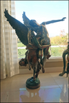 Angel Carrying Man Statue by Tocar