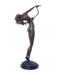 Bronze Statue of Nude Woman