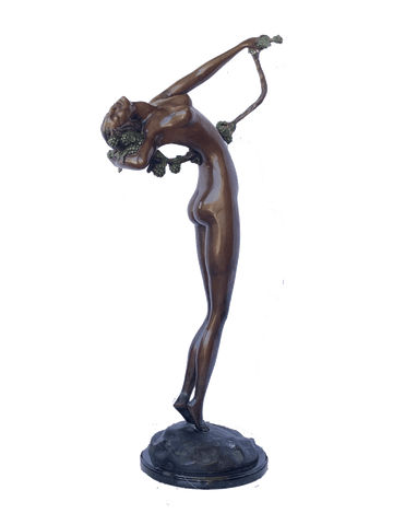 Bronze Statue of Nude Woman