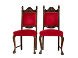 Antique Wood-carved chairs (2)
