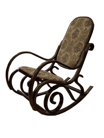Early 19th Century Wooden Rocking Chair