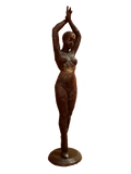 Tall Dancing Girl Statue