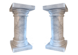 Small White Marble Pillars (2)