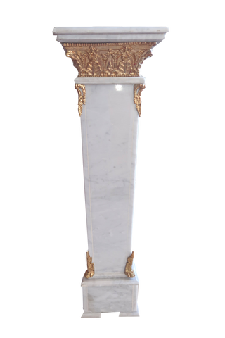 White Marble Pedestal-Stand (2)