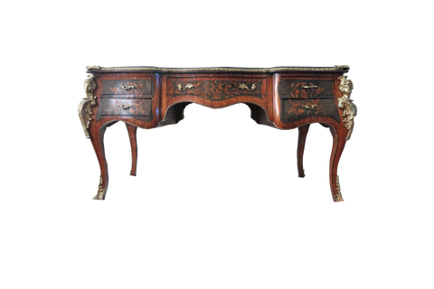 Antique French Woodcarved Desk