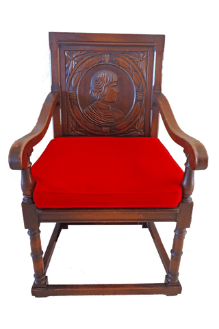 Single Wood carved chair